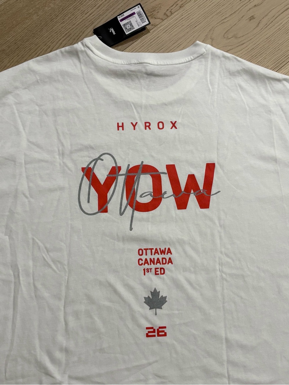 PUMA x Hyrox OTTAWA 2026 Men’s Oversized T-Shirt, Men’s Size XXL *NWT